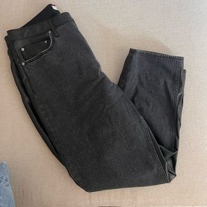 Abercrombie The Ankle Straight Ultra High Rise Jeans